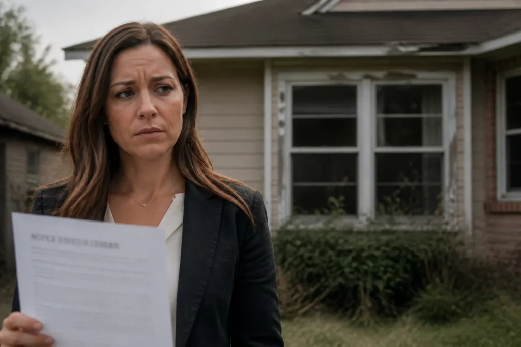 what makes buying a foreclosed property risky select two