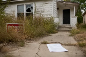 what makes buying a foreclosed property risky select two