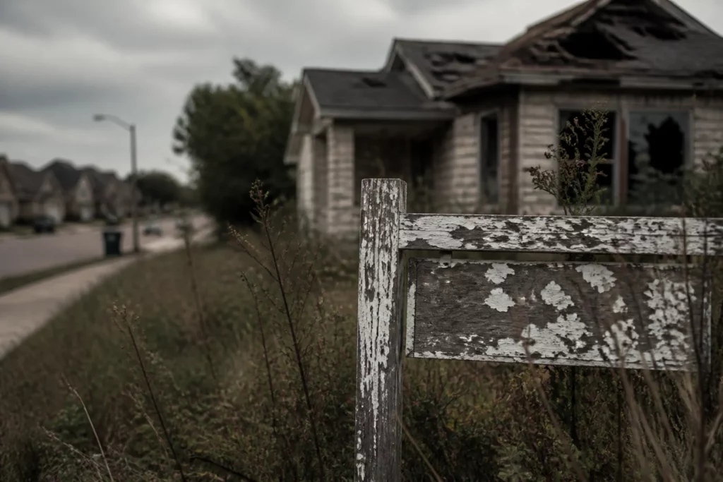 what makes buying a foreclosed property risky select two