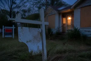 what makes buying a foreclosed property risky select two